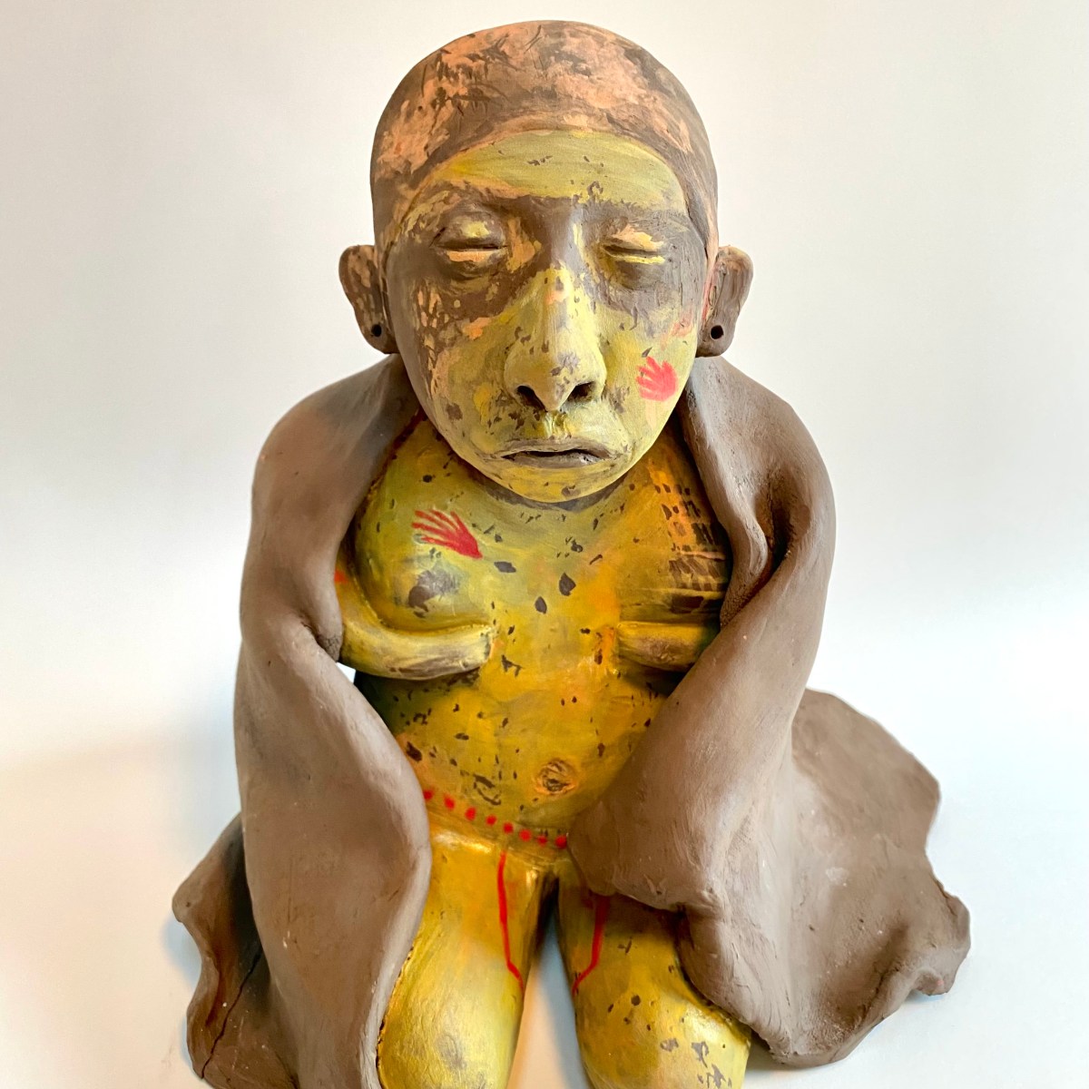Kneeling female figure with blanket, Nayarit&nbsp;(2022)
